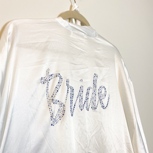 Victoria Secret I Do Bride White Wedding Robe - Picture 5 of 8